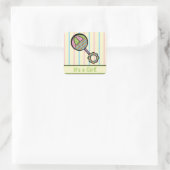 Einfach Sweet Rattle Announcement Sticker (Tasche)