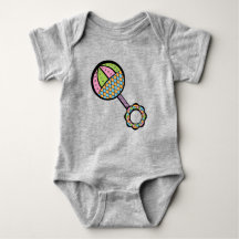 Einfach Sweet Rattle Baby Bodysuit