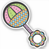 Einfach Sweet Rattle Contour Sticker (Vorderseite)