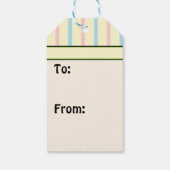 Einfach Sweet Rattle Gift Tag Geschenkanhänger (Rückseite)
