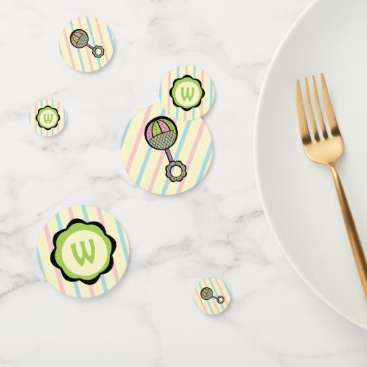 Einfach Sweet Rattle Table Confetti Konfetti (Gruppe)
