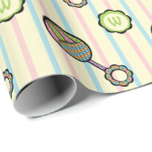Einfach Sweet Rattle Wrapping Paper Geschenkpapier (Rolleneckpunkt)