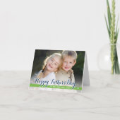 Einfach Sweet Vathers Day Foto Card Karte (Vorderseite)