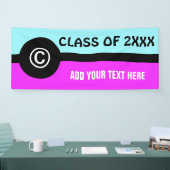 Einfach Symbole - COPYRIGHT-Zeichen + Ihre Ideen Banner (Messe)