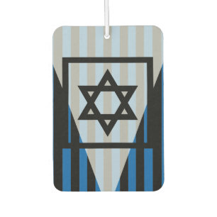 Einfach Symbole - DAVIDSSTERN + Ihre Ideen Autolufterfrischer