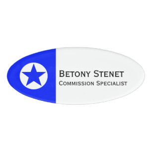 Einfach Symbole - DOT STARS + Ihre Ideen Namenschild