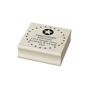 Einfach Symbole/Ikonen - PUNKT-STERN + Ideen Gummistempel