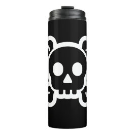 Einfach Symbole/Ikonen - SCHÄDEL u. KNOCHEN + Thermosbecher