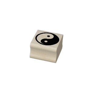 Einfach Symbole/Ikonen - YIN u. YANG + Ideen Gummistempel