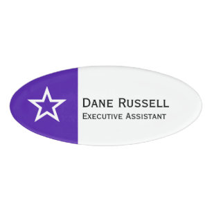 Einfach Symbole - KONTUR STAR + Ihre Ideen Namenschild