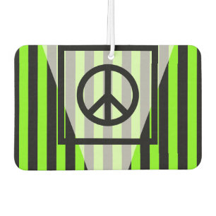 Einfach Symbole - PEACE + Ihre Ideen Autolufterfrischer