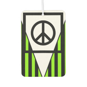 Einfach Symbole - PEACE + Ihre Ideen Autolufterfrischer