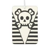 Einfach Symbole - SKULL & BONES + Ihre Ideen Autolufterfrischer (Vorderseite)