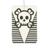 Einfach Symbole - SKULL & BONES + Ihre Ideen Autolufterfrischer (Vorderseite)