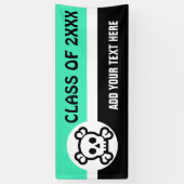 Einfach Symbole - SKULL & BONES + Ihre Ideen Banner (Vertikal)