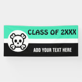 Einfach Symbole - SKULL & BONES + Ihre Ideen Banner (Horizontal)