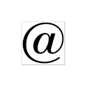 Einfach Symbole / Symbole - AT SIGN + Ideen Gummistempel (Prägung)