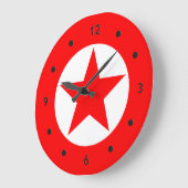 Einfach Symbole / Symbole - DOT STAR + Ideen Große Wanduhr (Winkel)