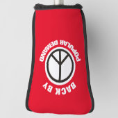 Einfach Symbole / Symbole - PEACE + Ideen Golf Headcover (Rotieren 90)