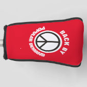 Einfach Symbole / Symbole - PEACE + Ideen Golf Headcover (Vorderseite)