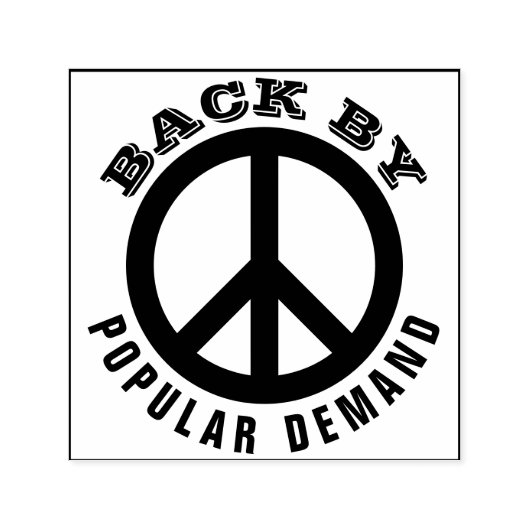 Einfach Symbole / Symbole - PEACE + Ideen Permastempel (Design)