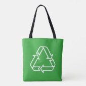 Einfach Symbole / Symbole - RECYCLE + Ideen Tasche (Rückseite)