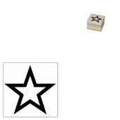 Einfach Symbole / Symbole - STAR Kontur + Ideen Gummistempel (Stempel)