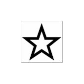 Einfach Symbole / Symbole - STAR Kontur + Ideen Gummistempel (Prägung)