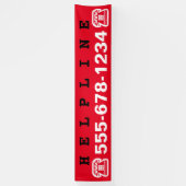 Einfach Symbole - TELEFON + Ihre Ideen Banner (Vertikal)