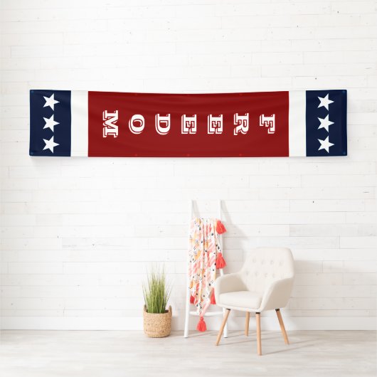 Einfach Symbole - volle Sterne + Ihr Text u. Ideen Banner (Insitu)