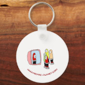 Einfach-Tasten Schlüsselanhänger (Vorderseite)