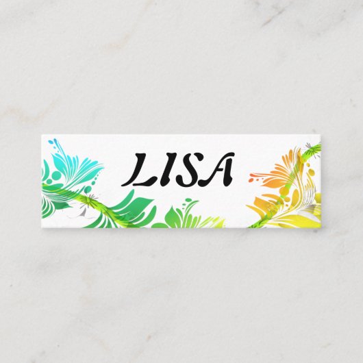 einfach telefonnummerkarte (Vorderseite)