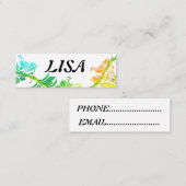 einfach telefonnummerkarte (Vorne/Hinten)