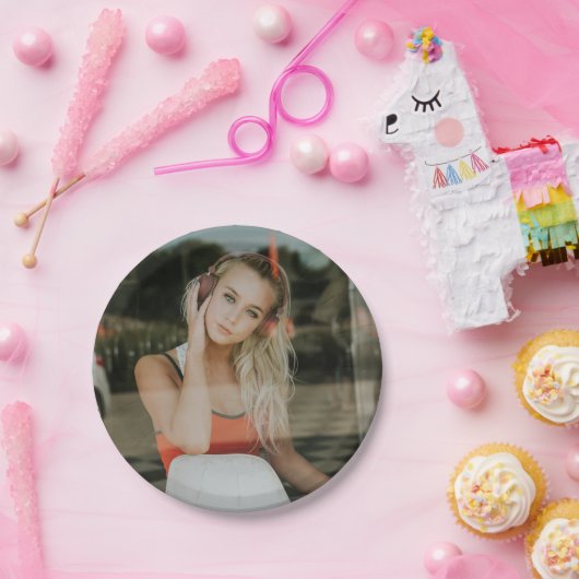 EINFACH! Teller - Personalisiert - Bild hinzufügen (Party)