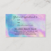 einfach terminkarte (Rückseite)