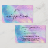 einfach terminkarte (Vorne/Hinten)