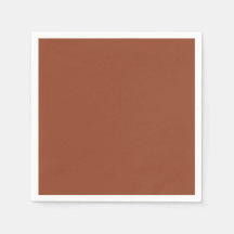 Einfach Terracotta Cocktail Napkins