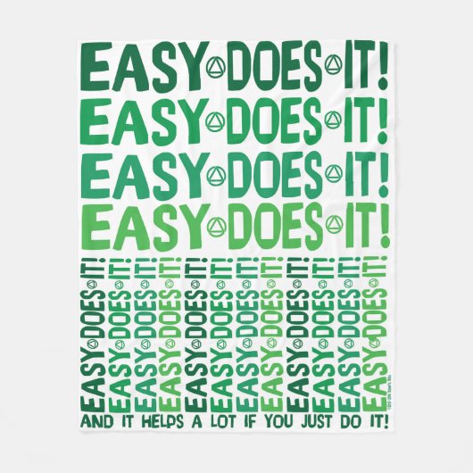 Einfach tut es Fleece-Decke, 50" x60 " Fleecedecke (Vorderseite)