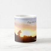 Einfach tut es - Slogan-Tasse mit 12 Schritten Kaffeetasse (Mittel)