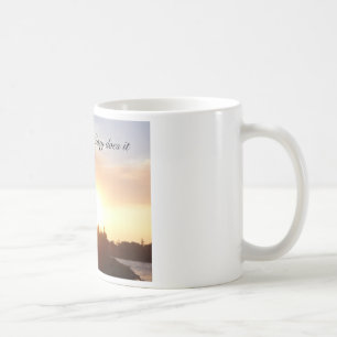 Einfach tut es - Slogan-Tasse mit 12 Schritten Kaffeetasse