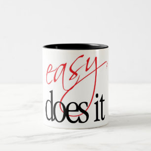 einfach tut es zweifarbige tasse