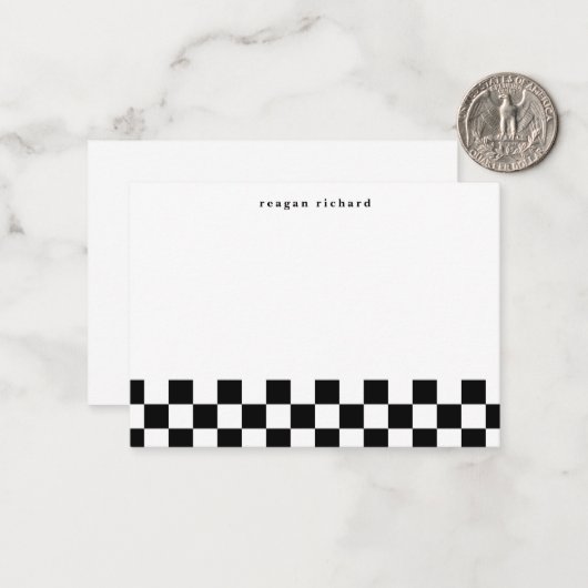 Einfach überprüfte Personalisierte Mitteilungskart Mitteilungskarte (Vorderseite/Rückseite Beispiel)