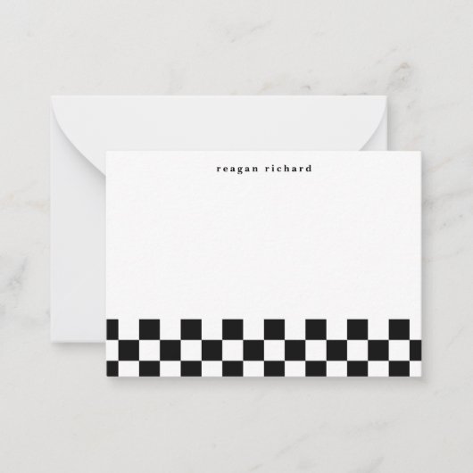 Einfach überprüfte Personalisierte Mitteilungskart Mitteilungskarte (Vorderseite)