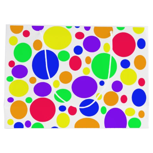 Einfach umwerfende SPOTS Große Geschenktüte (Rückseite)