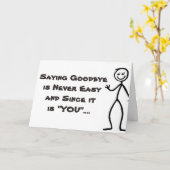 "EINFACH UNBEARBAR" VERLASSEND / ICH WERDE DICH FE KARTE (Gelbe Blume)