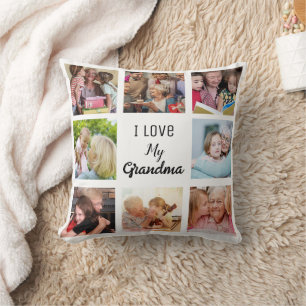 Einfach und Chic Fotocollage für Oma Kissen