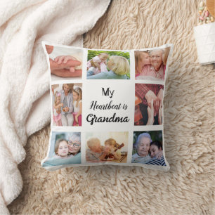 Einfach und Chic   Fotocollage für Oma Kissen