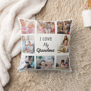 Einfach und Chic Fotocollage für Oma Kissen