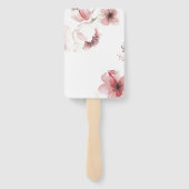 Einfach und dennoch elegant Cherry Blossom | Handf Fächer (Rückseite)
