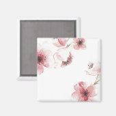 Einfach und dennoch elegant Cherry Blossom | Magne Magnet (Vorderseite/Rückseite)
